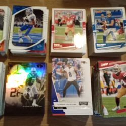 Storage Box Full of Football Cards: Various Sets, Teams & Players (2020)