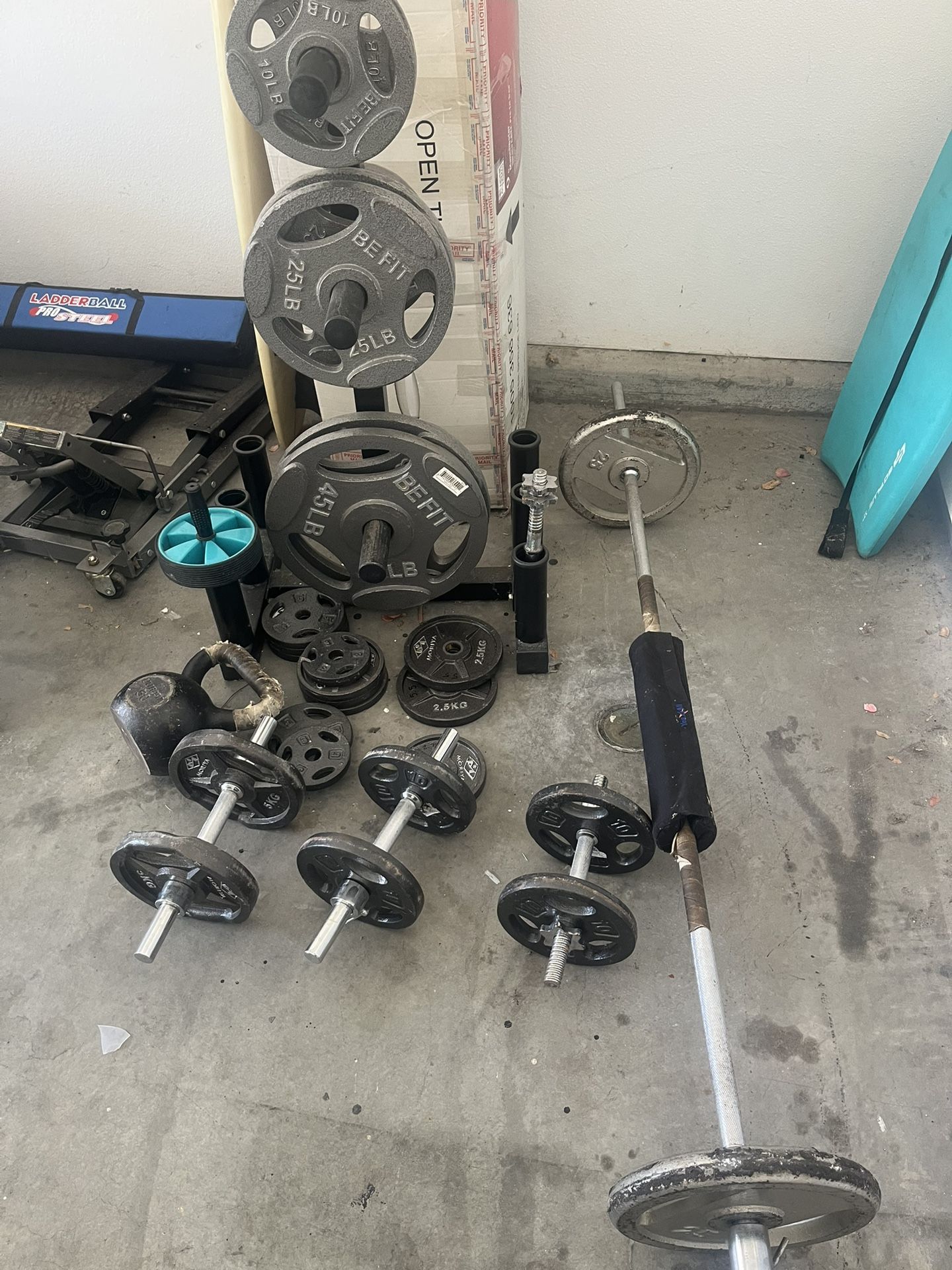 Weights and Bench
