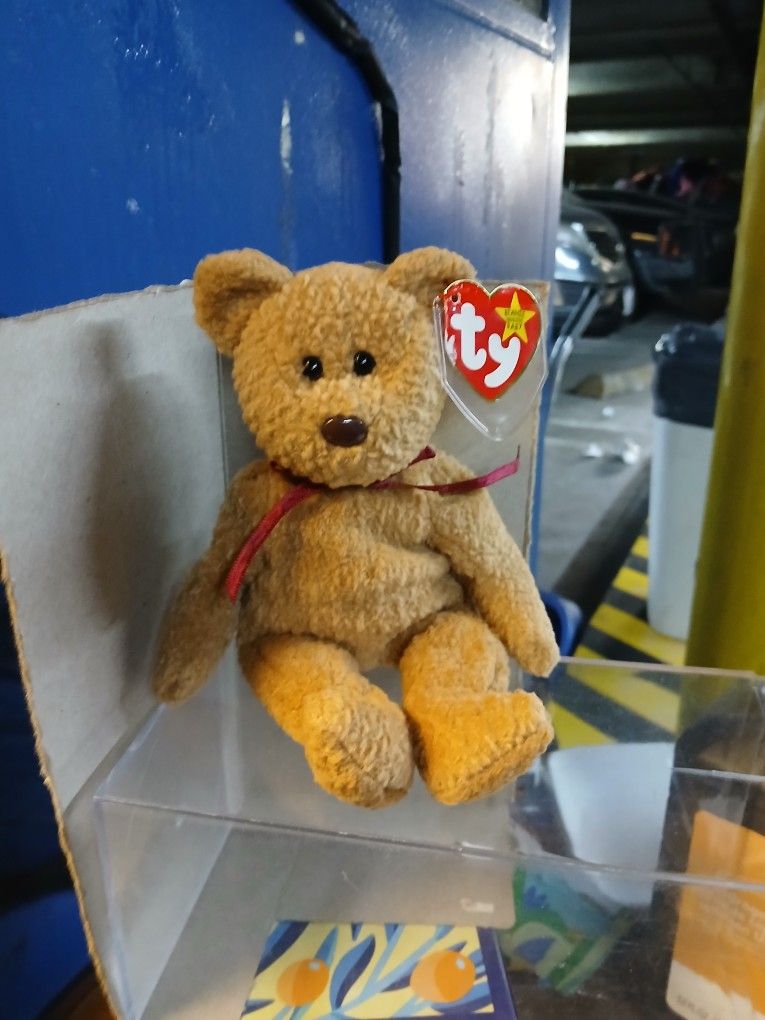 Curly The Original Beanie Bear