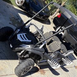 Kids power wheels atv four seater