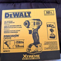 Dewalt 1/4” impact driver