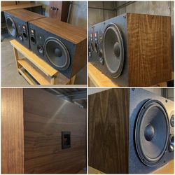 JBL 4412A Studio Monitors – Professionally Restored w/ Walnut Veneer – Exceptional Condition
