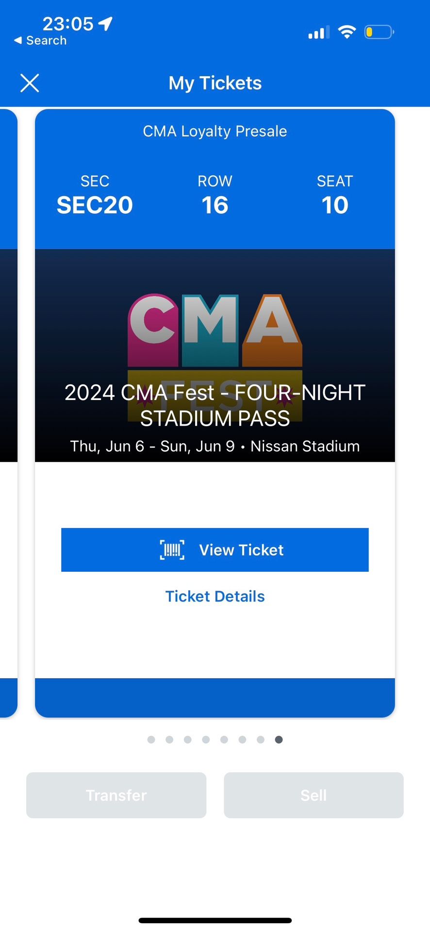 CMA Fest 4 Night Pass .