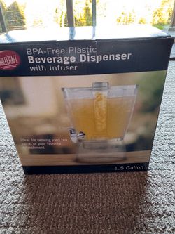 NEW! Beverage Dispenser with Flavor Infuser