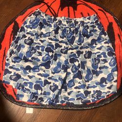 Bape Style Blue Shorts 