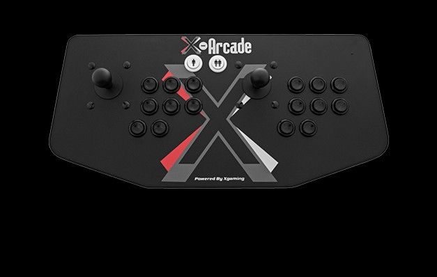 LIKE NEW X-ARCADE TANK DUAL JOY STICK CONTROLLER FOR 2 PEOPLE 
