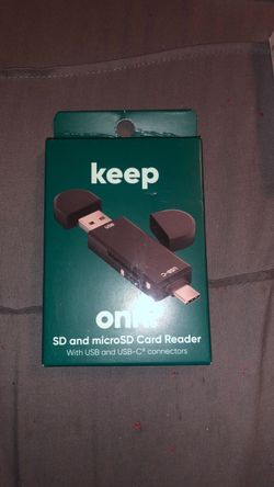 Keep SD and microSD Card Reader