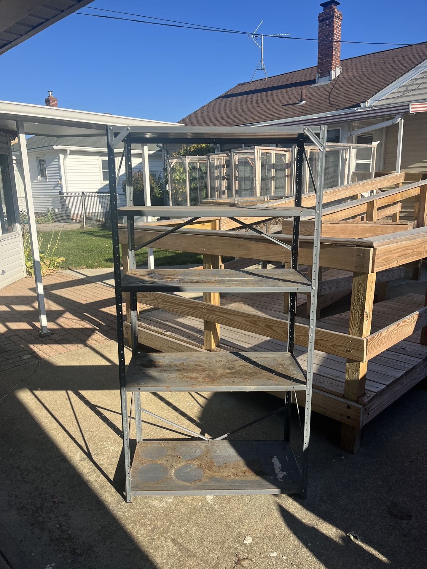 6 Ft Metal Garage Shelving