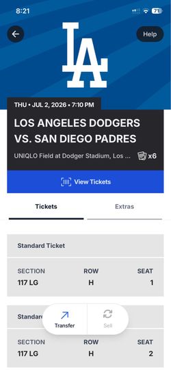 Los Angeles Dodgers Vs San Diego Padres  Thursday July 2