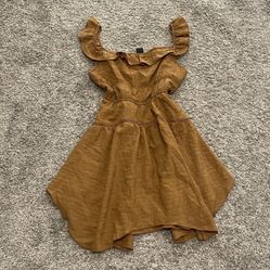 NWT Wild Fable Mustard Dress Size S
