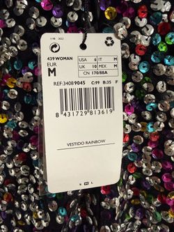 Mango mini sequin dress