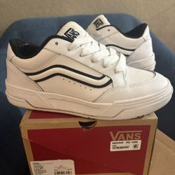 Vans Worn Once White  Hylane Sz 4.5 /womans 6