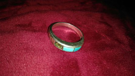 Silver 925 Native american / Turquoise Ring