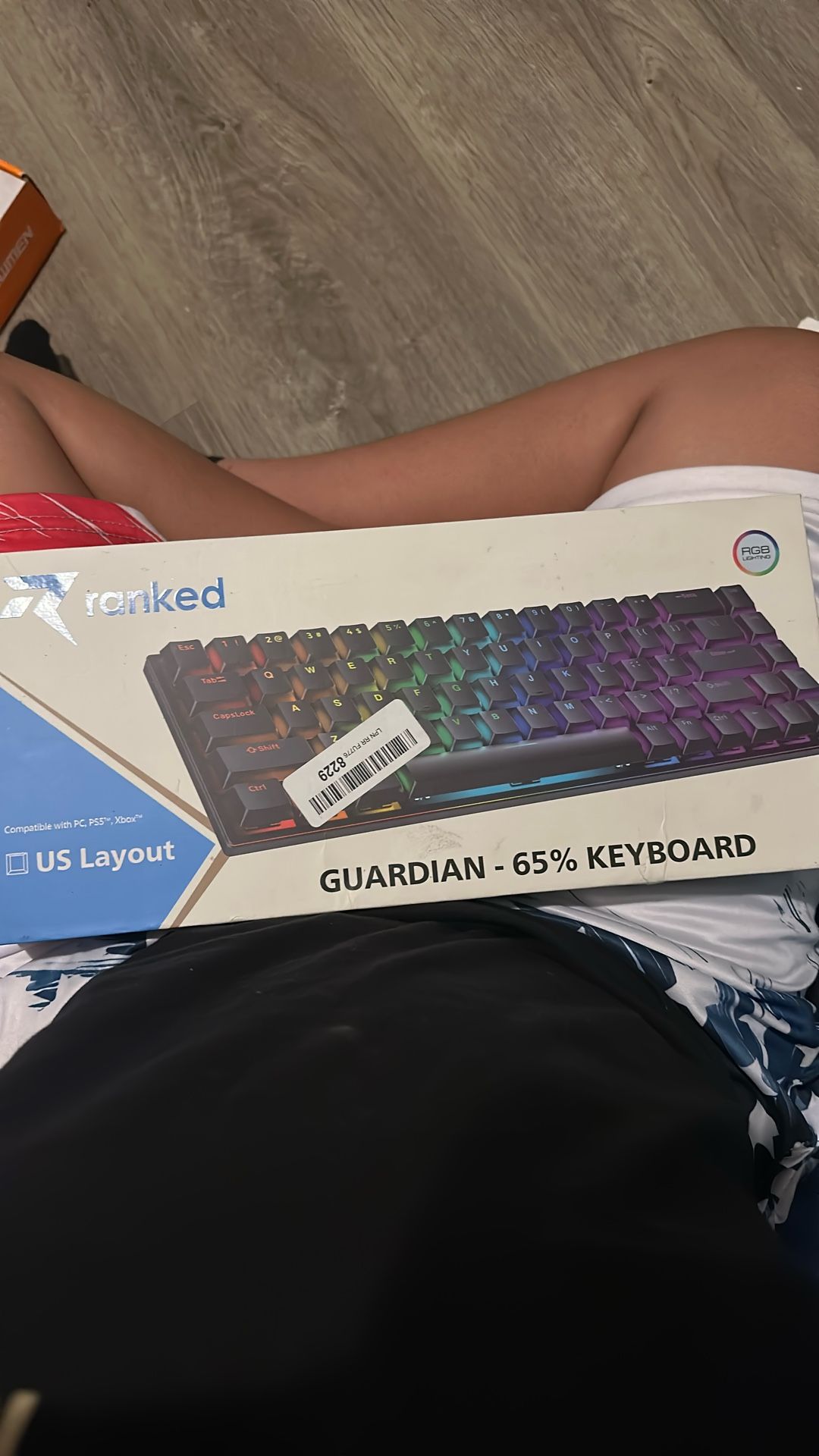 Ranked Console Guardian 65 Percent Keyboard All Black