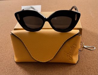 Loewe Cat-Eye Retro Screen Sunglasses(black)
