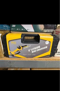 6" Lithium Mini Chainsaw