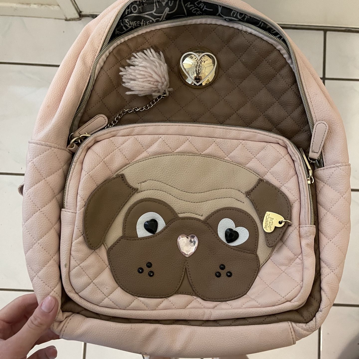 Betsey johnson pug watch hotsell