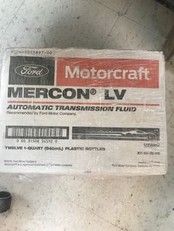 Ford Motorcraft Mercon LV OEM Transmission Fluid 16 Full Quarts for Sale in  Hemet, CA - OfferUp