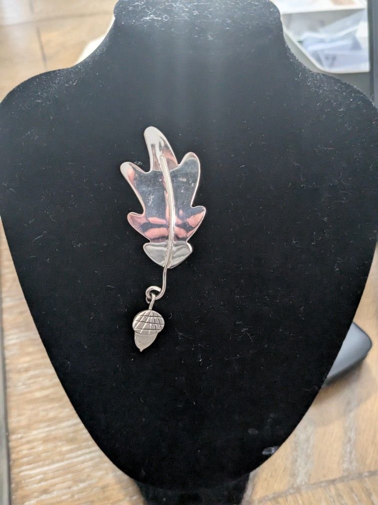 Anne Harvey Mexican Sterling Silver Large Brooch