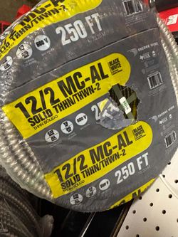 New MC metal clad cable 12/2