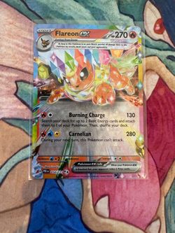 Flareon EX Pokemon Prismatic Evolution