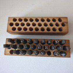 Young Bros Steel Stamp Works Punch Letters Set  1/4” 6.4mm (no T and Z