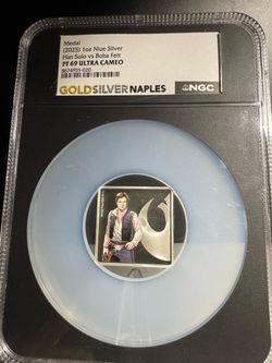 2025 Niue Star Wars Han Solo vs Boba Fett 1 oz Silver NGC PF69 Ultra Cameo