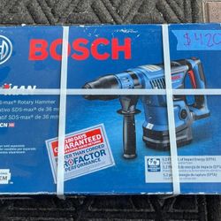 Bosch Rotary hammer Drill (Bare tool)Cordless18Volts-8 Amps(GBH18V-36CN)