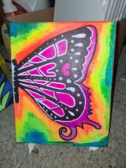 Pink butterfly