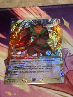 Disney Lorcana Mulan Promo Foil