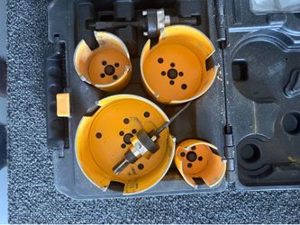 Dewalt carbide wood hole saw kit