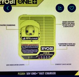 18V Ryobi Charger One+ 