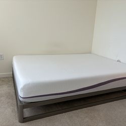 Purple Mattress + Bed Frame