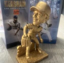 gold Clayton Kershaw 3000 career strikeouts