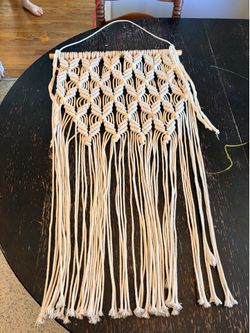 Macrame hanging decor