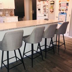 New- Counter Height Grey Stools 25”