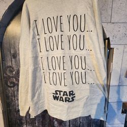 Star Wars Spirit Jersey I LOVE YOU 2XL
