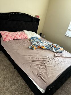 Bed frame and mattress