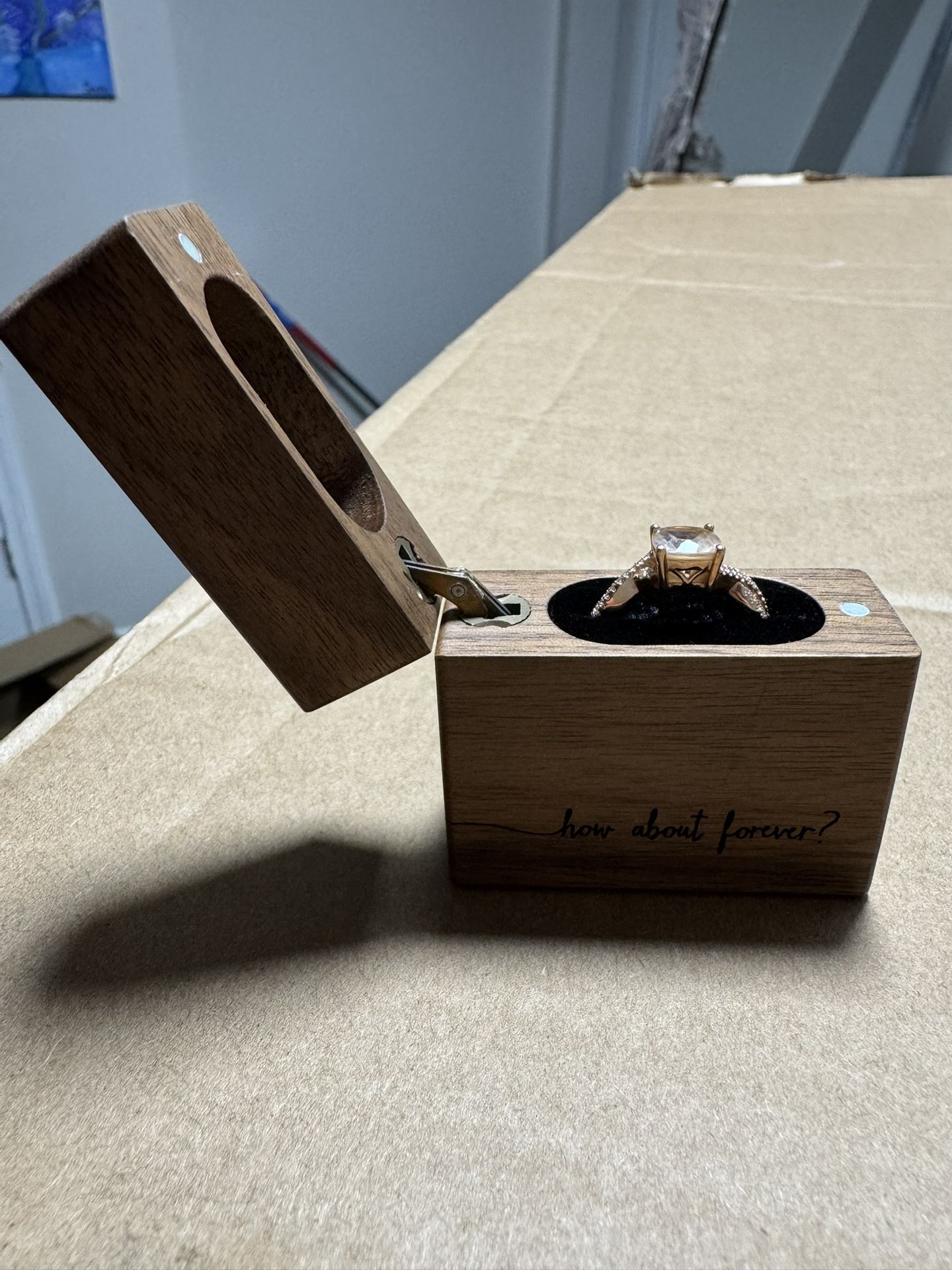 14K Rose Gold Engagement Ring