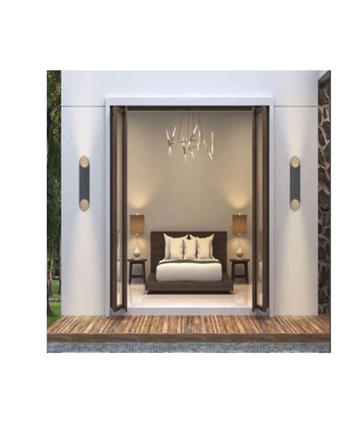 lot of 2 pieces New no retail box and comes as shown Avenue Lighting  AV9895/96/97 Outdoor LED Wall Sconces