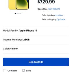 Iphone 14 128 Gb Yellow