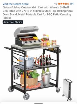 Brand New - Folding Grill Cart