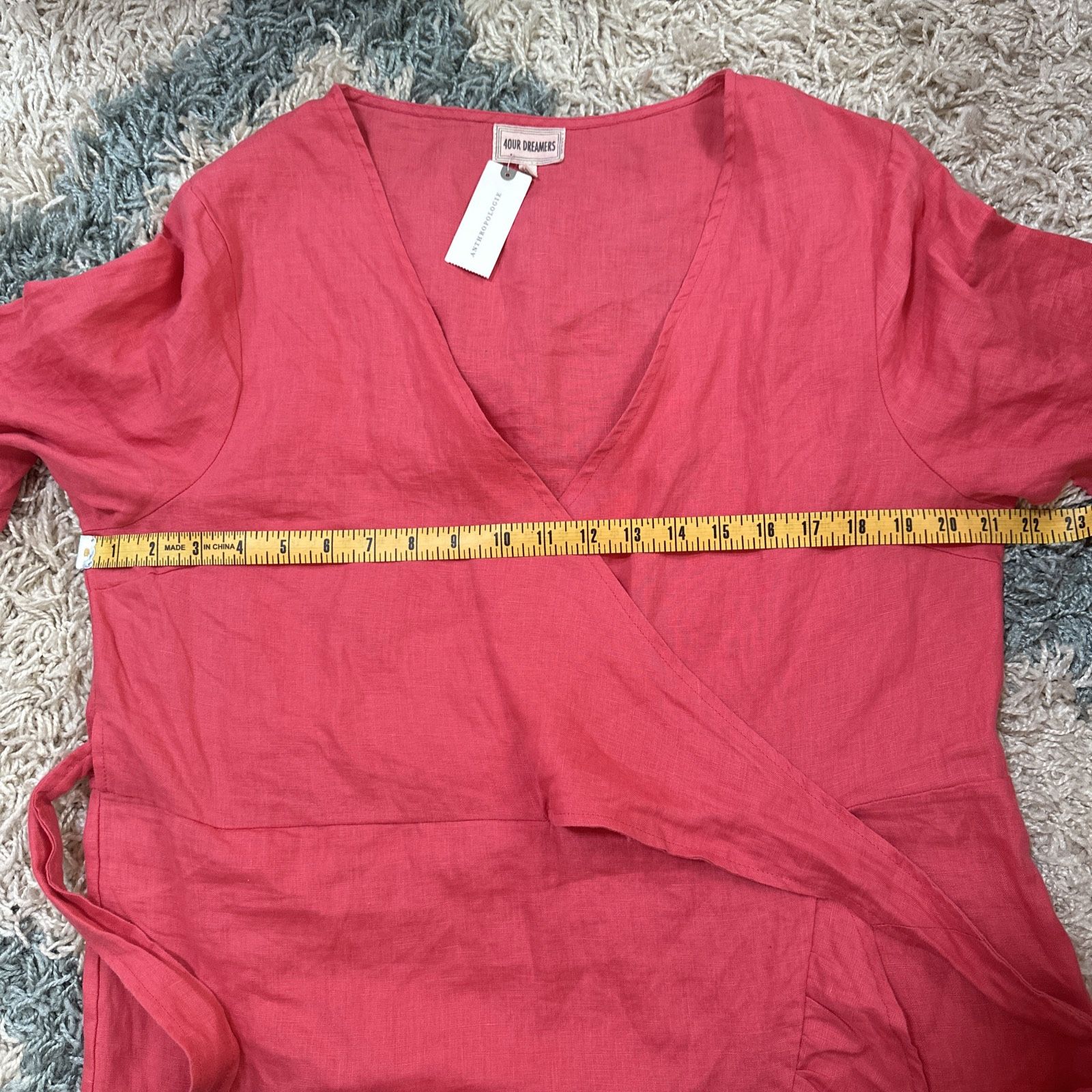 NWT Anthropologie 4our Dreamers Women's Pink Linen Wrap Dress Size Large - www.rajagirimanappuram.com NWT Anthropologie 4our Dreamers Women's Pink Linen Wrap Dress Size Large - www.rajagirimanappuram.com