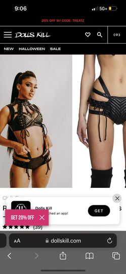 Club Exx Lace Up Black Shorts