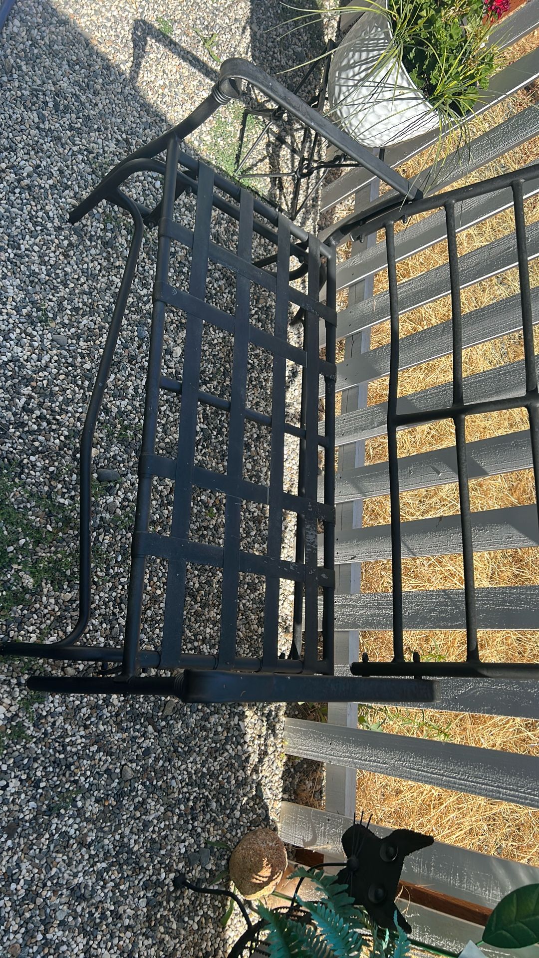 Aluminum Swing Chair Good Condition