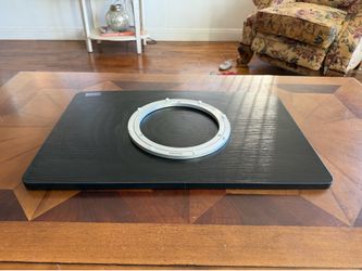 Wood TV / Monitor Swivel Stand Platform