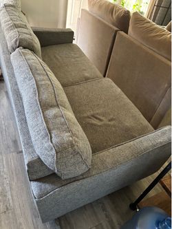 Gray modern couches