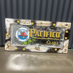 Pacifico Beer Mirror Man Cave Bar NFL NBA 