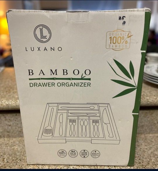 Bamboo Drawer Organizer