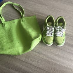 Women Nike Dunk And Bag 
